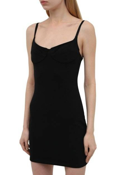 Calvin Klein Sukienka Gorsetowa - Czarna - Mini - Dopasowana - Rozmiar XL - K20K203542SBEH