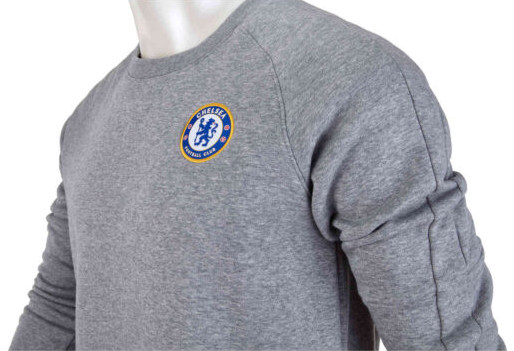 Szara Męska Bluza Nike Fleece Chelsea FC S CI9516-063