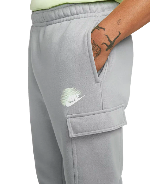Męskie spodnie Nike Sportswear Cargo Fleece Szare XL FD0417-073