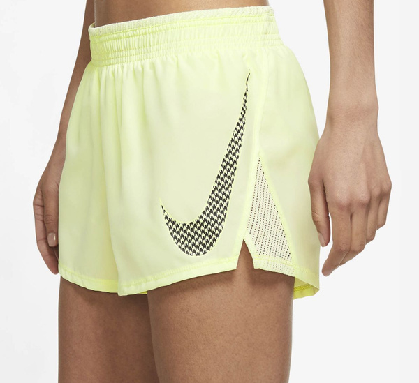 Jasnozielone Spodenki Damskie Nike Icon Clash XS z Dużym Logo – DD6015-303