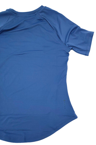 Niebieska damska koszulka Under Armour Rush Scallop 1360852470 SM