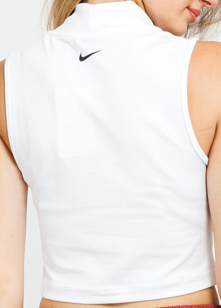Biały top damski Nike DM4602100 M bez rękawów Cropped
