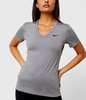 Szara damska koszulka Nike Training Dri-FIT 889557-091 S