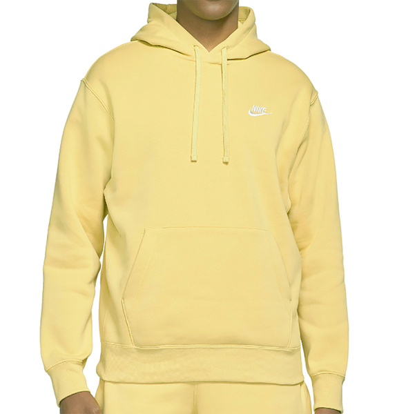Żółta Męska Bluza Nike NSW Club Fleece S-Tall BV2654-700