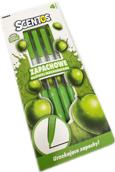 Ołówki Mechaniczne Astra Zapach Jabłka 4 szt.