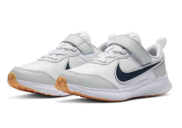 Białe Z Czarnym Logo Buty Nike Varsity PSV CN9393-100 35 Junior