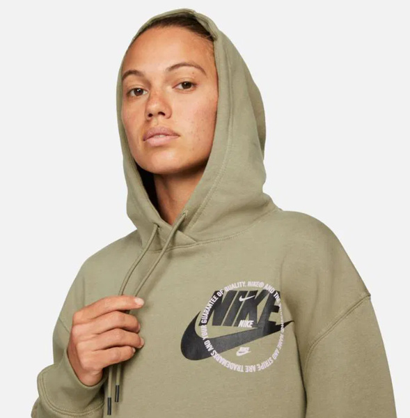 Zielona Sukienka Nike Polar Hoodie S DX5676-351