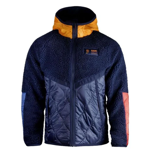 Niebieska Kurtka Nike DJ5820-492 XS Męska Barcelona Winter