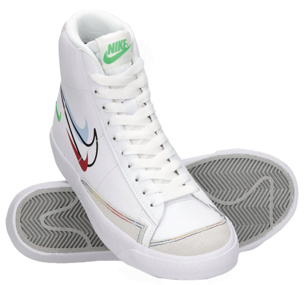 Sneakersy Blazer Mid 77 GS Junior Białe DM9475-100 r. 36,5