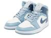Niebieskie Buty Nike Air Jordan 1 Mid Diffused Blue BQ6472-140 43 Damskie