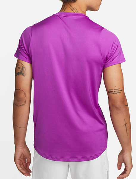 Męska koszulka polo Nike Court Advantage Dri-FIT Fioletowa M DD8321-551