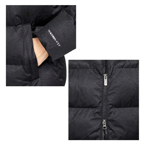 Nike Kurtka Damska Parka - Czarna - Wodoodporna - Sportswear Therma Fit Primaloft - DV5217-010 - Plus Size - Rozmiar 2X