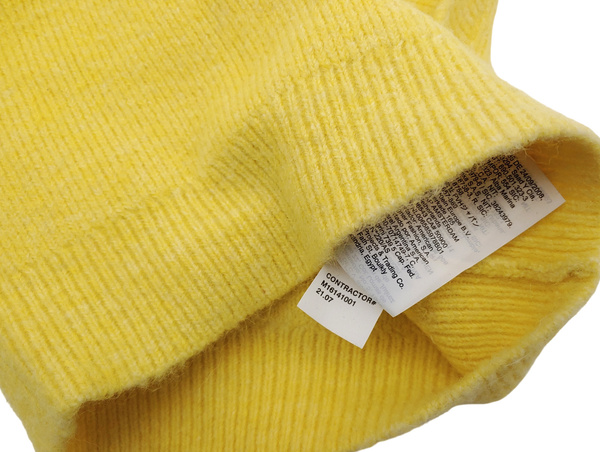 Calvin Klein - Żółty Top - Krótki - Prążkowany - Rozmiar S - K20K203720ZAY