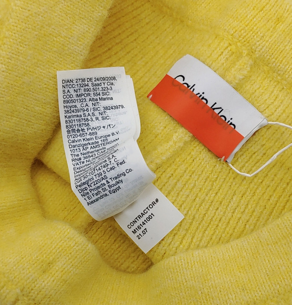 Calvin Klein Spodenki Damskie - Szorty - Żółte - Rozmiar S - K20K203722ZAY