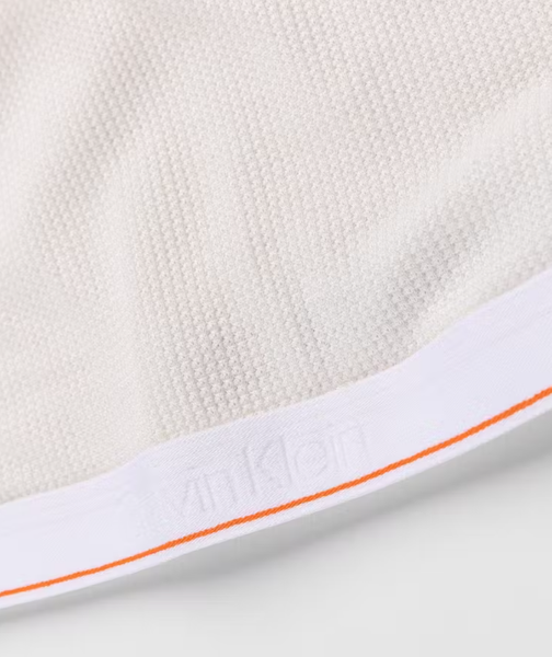 Biustonosz Calvin Klein - Unlined Bralette - Biały - Rozmiar M - 0040169WBE YAS