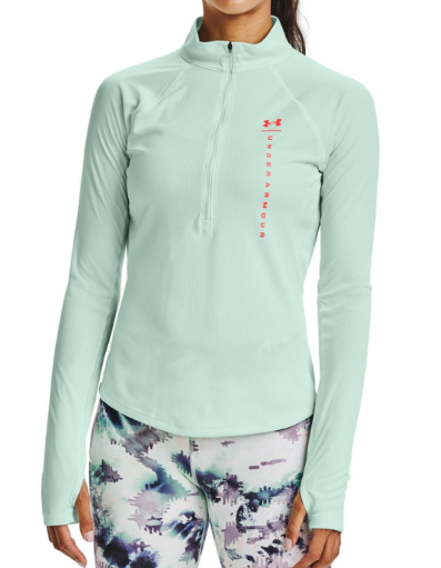 Zielona Bluza Damska Under Armour 1356218403 SM HeatGear