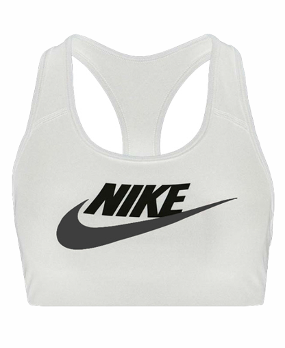 Biały Sportowy Biustonosz Nike Swoosh S DM0579-100