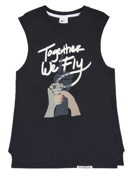 Damska Koszulka Nike bez Rękawów Dri-FIT Standard Issue DH7658-010 L