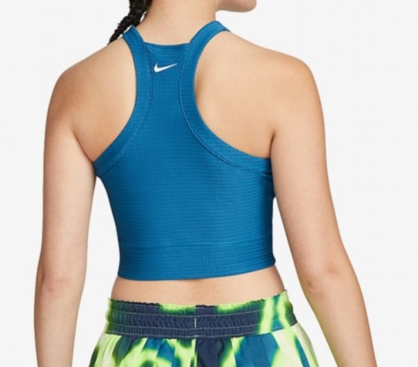 Niebieski top Nike Court Naomi Osaka DM2167-404 S Slim Fit
