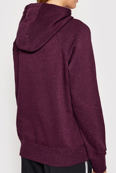 Under Armour Damska Bluza 1356318501 SM Fioletowa Rival Fleece Z Kapturem