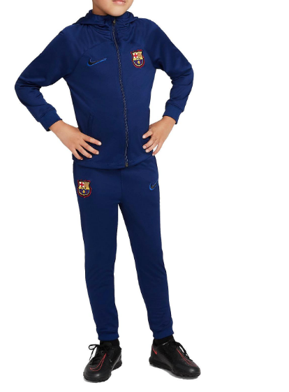 Dres Dziecięcy Nike FC Barcelona Dri-FIT z Kapturem DH7803492 96-104 cm XS