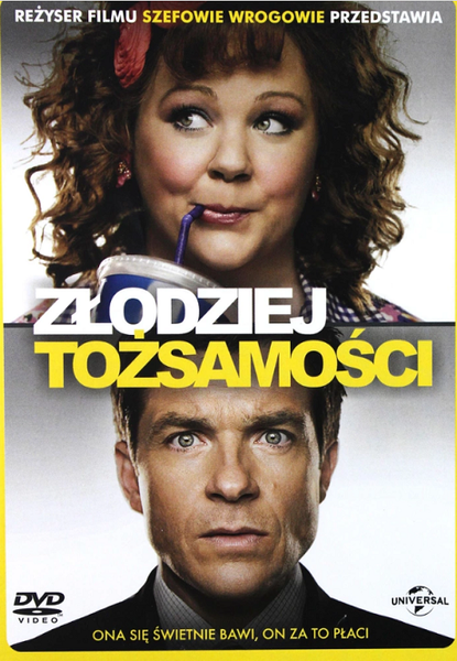 ZŁODZIEJ  TOŻSAMOŚCI dvd Melissa McCarthy Jason Bateman