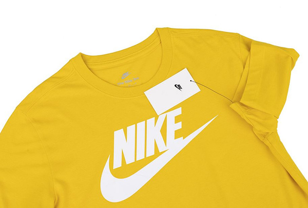 Żółta Męska Koszulka Nike Tee Icon Futura AR5004-709 XL
