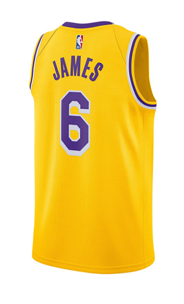 Żółta Koszulka NBA Lakers James Icon Edition XXL - CW3669738