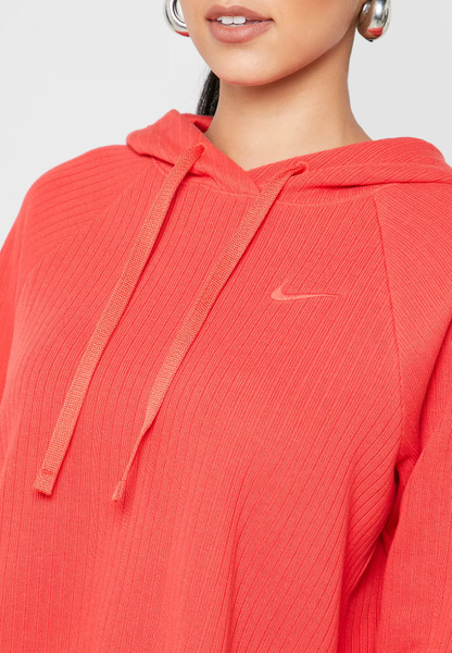 Czerwona Bluza Damska Nike CJ2663-631 XXL Krótka Oversize