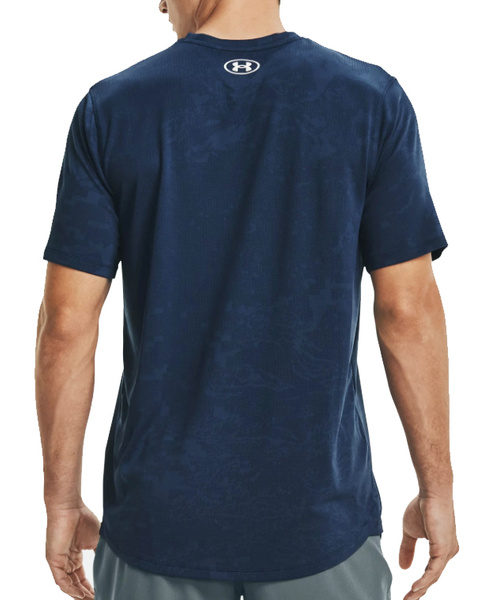 Niebieska Męska Koszulka Under Armour Camo Loose 1361503408 L