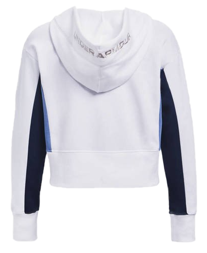 Under Armour Damska Bluza 1362421101 SM Biała Rival Fleece Z Kapturem