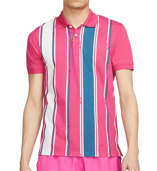 Koszulka  Nike Polo DF Paski Rosa Slim DH0708621 M