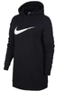 Czarna Bluza Sukienka Nike AV8290-010 XS Damska Swoosh