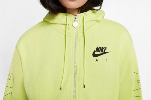 Damska Bluza Nike Air Kaptur Zamek Luźna Ciepła CJ3041-367 S