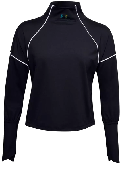 Czarna Bluza Damska Under Armour SM Zamek 1/2 ColdGear - 1356358001