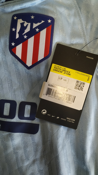 Niebieska Koszulka Junior Nike Atlético Madryt 19/20 AT2629436 S