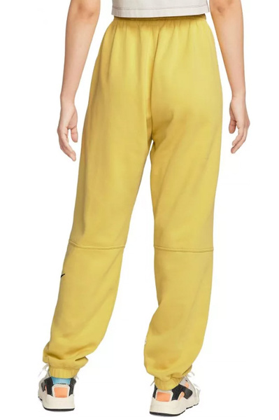 Żółte Spodnie Nike DM6205-304 L Damskie Swoosh High Rise
