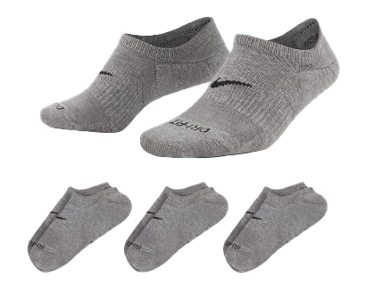 Szare Skarpety Nike Everyday DH5463902 M 38-42 3 Pary