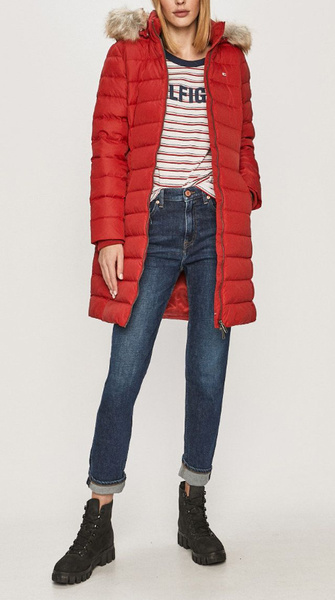 Tommy Jeans Spodnie Damskie - Jeans Izzy - Granatowe - Rozmiar 28/30 - DW0DW09044 1BJ