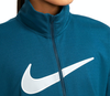 Bluza Nike Damska bez Kaptura - Niebieska - Rozmiar M - Rozpinana -  DQ6383-460