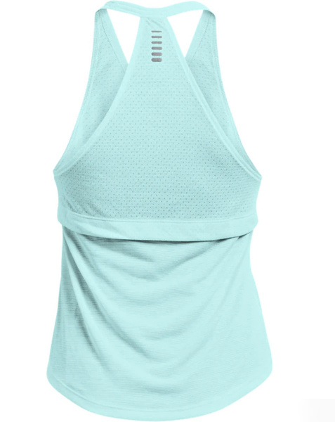 Niebieski Top Damski Under Armour Run HeatGear 1361372441 SM