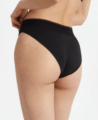 Czarne Figi Calvin Klein 0040113WAE UB1 L Damskie