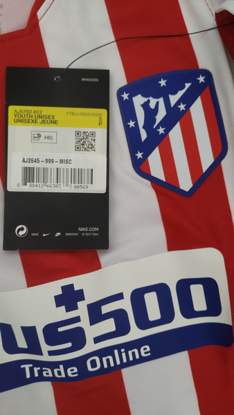 Dziecięca Koszulka Nike Atletico Madryt Home 2019/20 AJ5792612 128-137cm S