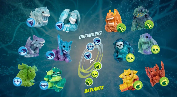 POTWORY  ŻYWIOŁY ODDITEEZ CREEPZEEZ THUNDEROOT