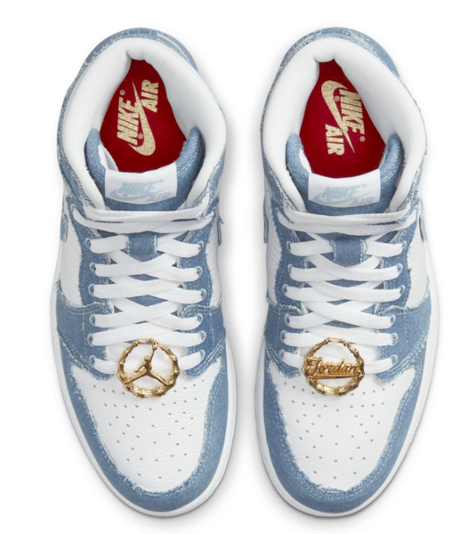 Damskie buty Air Jordan 1 Retro High Denim DM9036-104 44