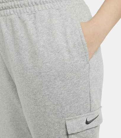 Szare Damskie Spodnie Nike NSW Bojówki 2X DC6941-063