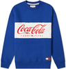 Tommy Hilfiger Bluza Męska - Nierozpinana - Niebieska - Logo Coca Cola - Rozmiar M - Oversize