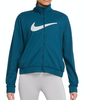 Nike Damska Bluza DQ6383460 M Niebieska Swoosh Run Rozpinana