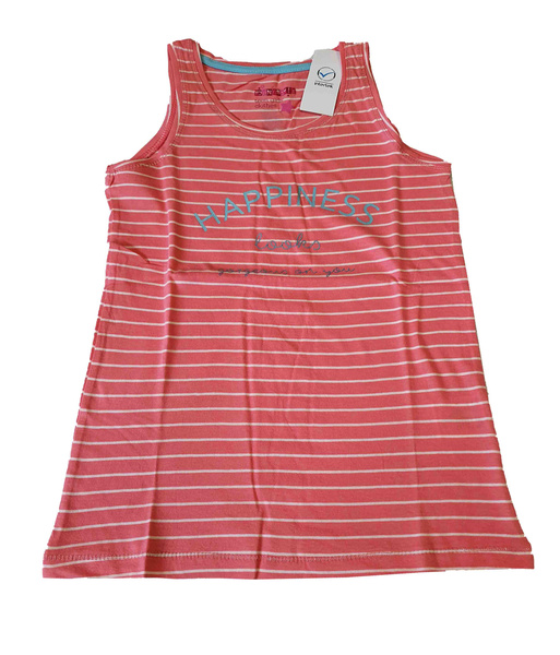Koszulka Dziewczęca Youngstyle Czerwona w Paski r. 146