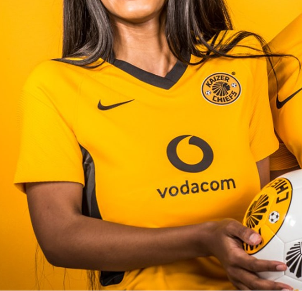 Żółta Koszulka Damska Nike Kaizer Chiefs 2021/22 M CV8188-706